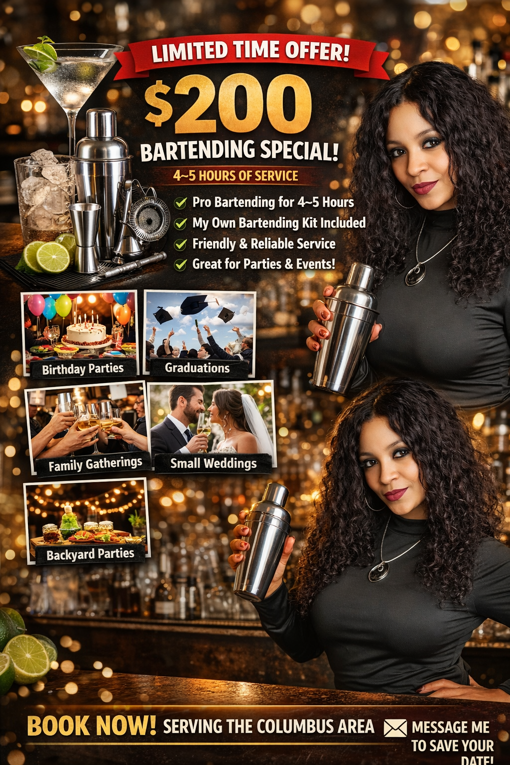 Columbus Mobile Bartender Services